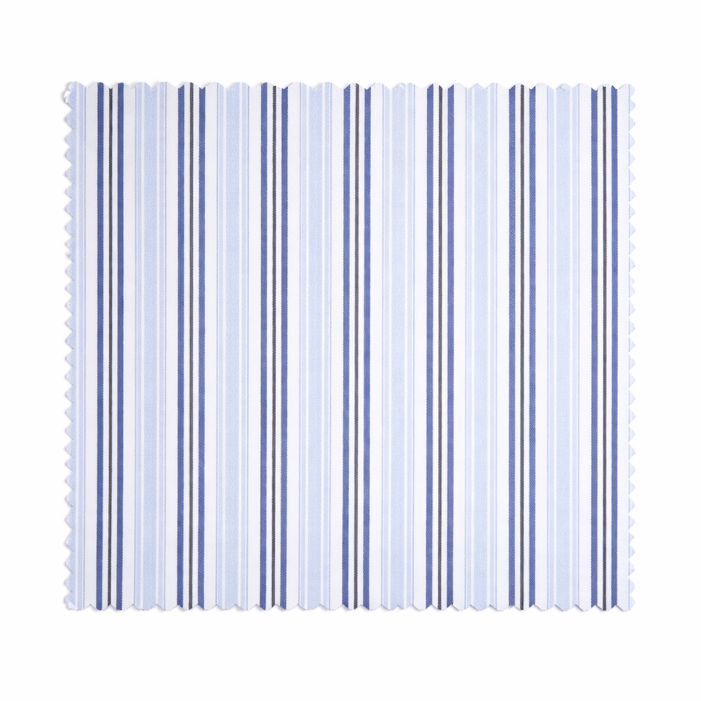 Canclini Blue Pink Stripe Cotton