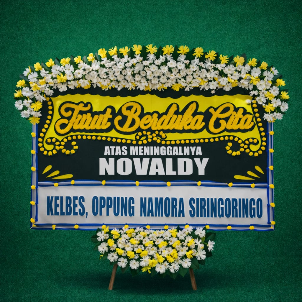 Papan Bunga Duka Cita