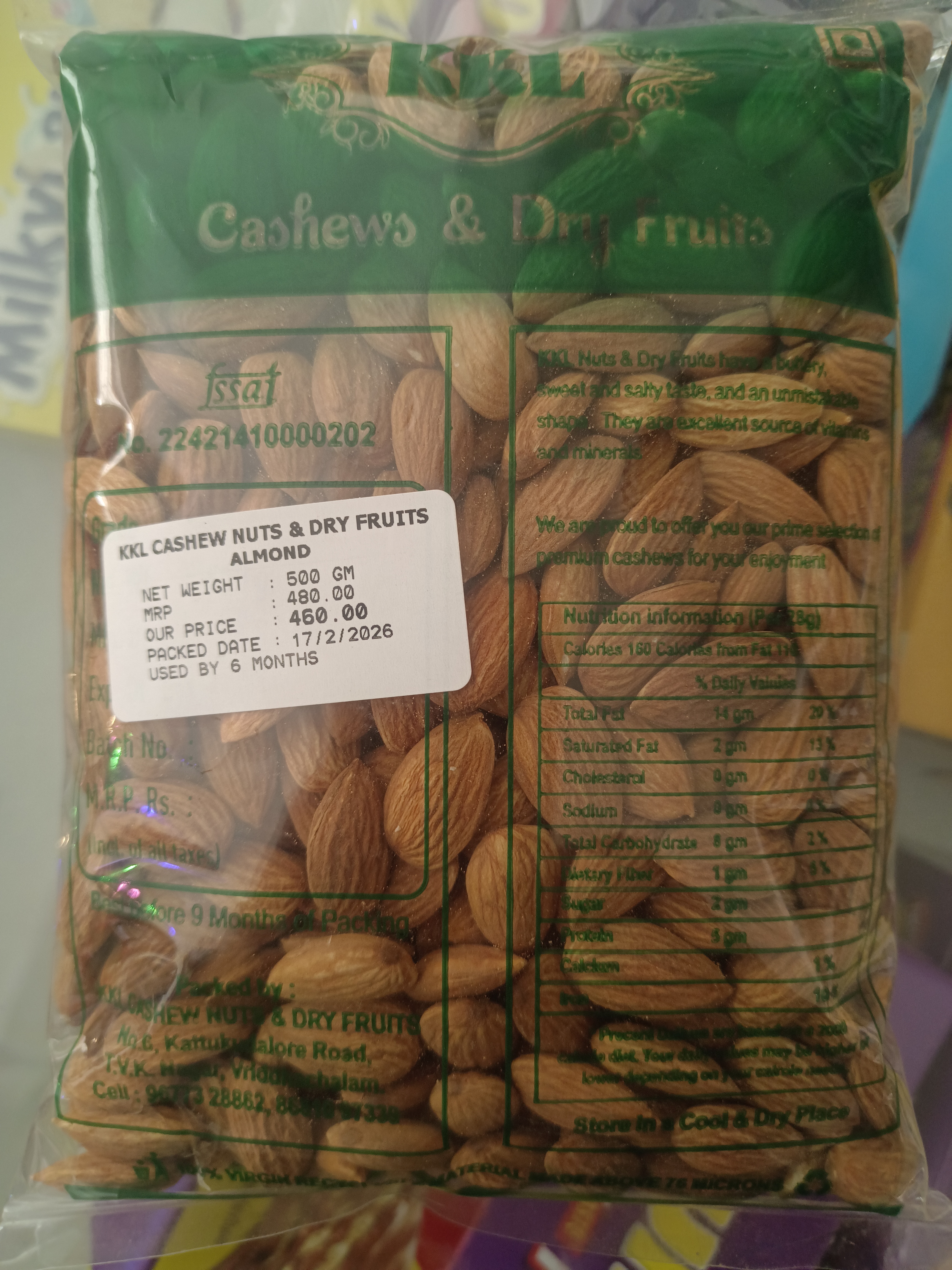 Almonds (500g)