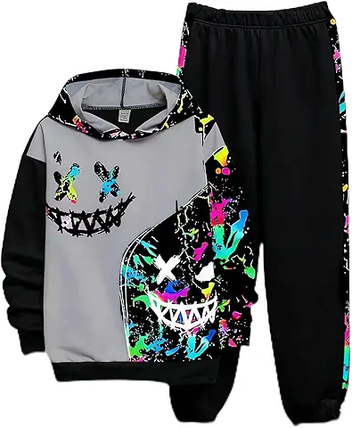 Graffiti Smile Tracksuit Set