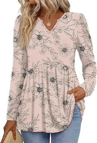 Floral Print Long Sleeve Blouse