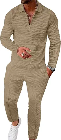 Men's Casual Knit Tracksuit