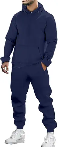 Men's Navy Tracksuit Set