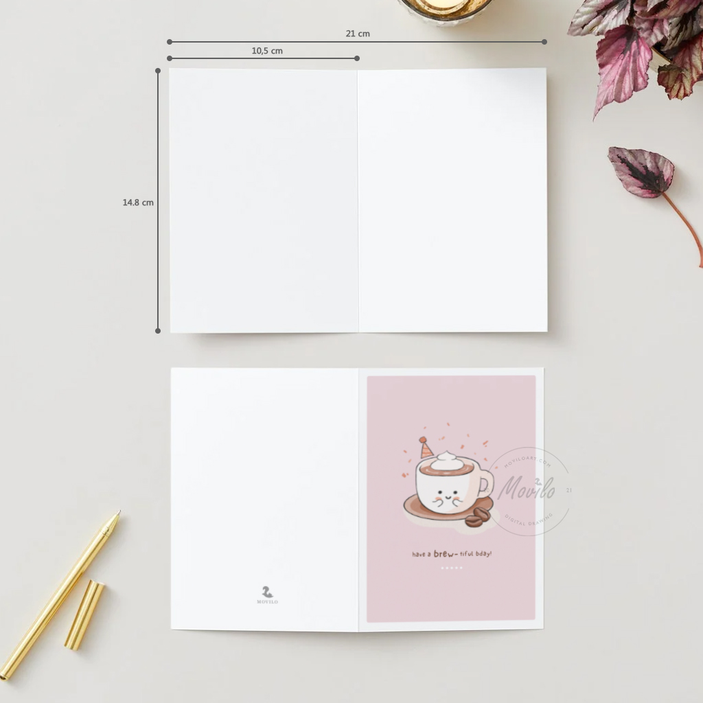 "Have a Brew-tiful Bday" Greeting Card