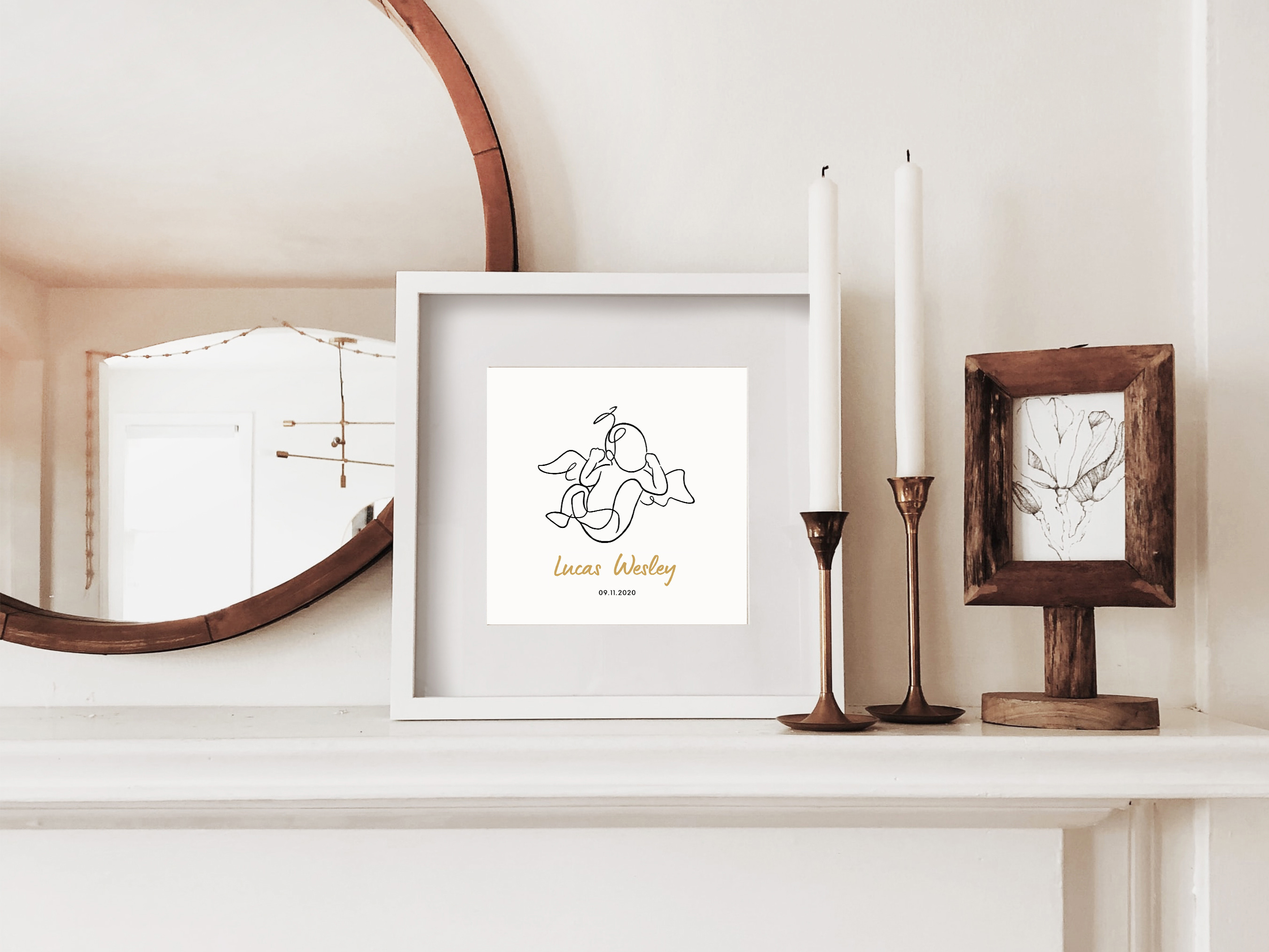 Angel Baby Wall Art