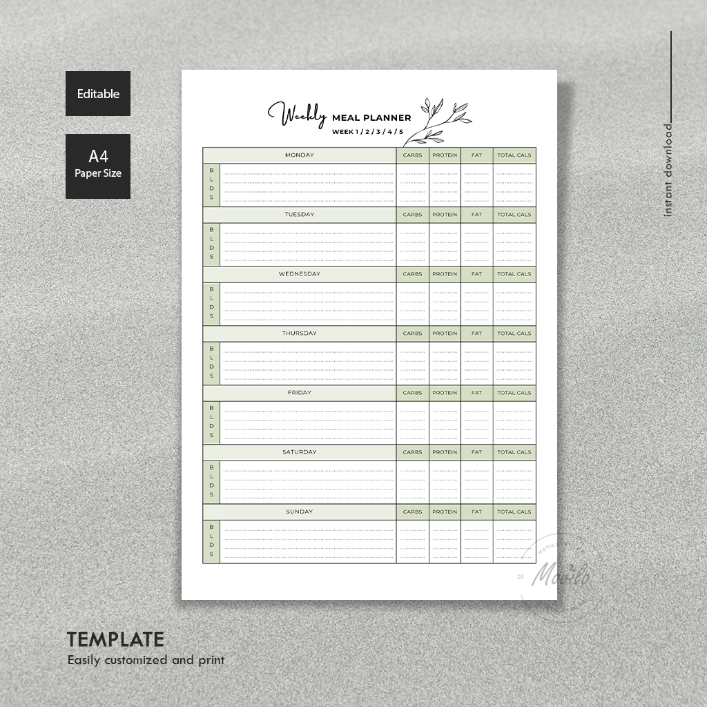 Meal and Grocery Planner