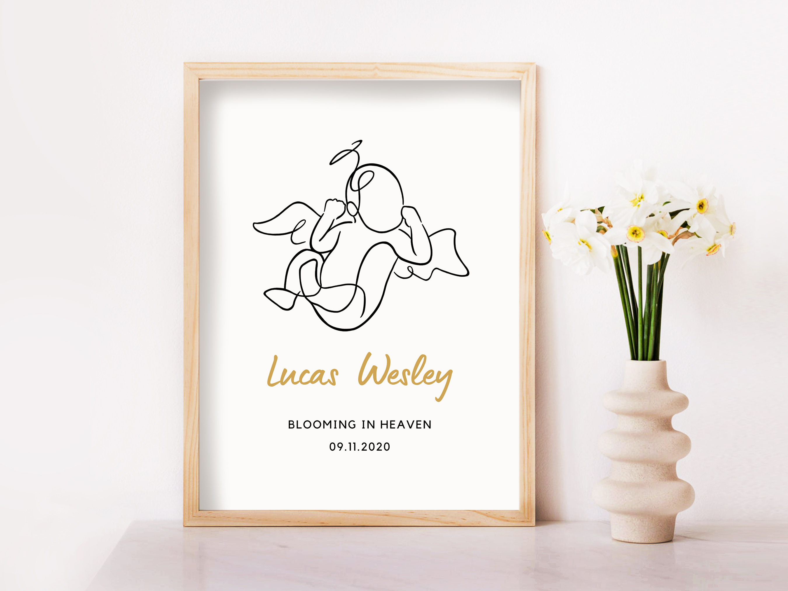 Angel Baby Wall Art