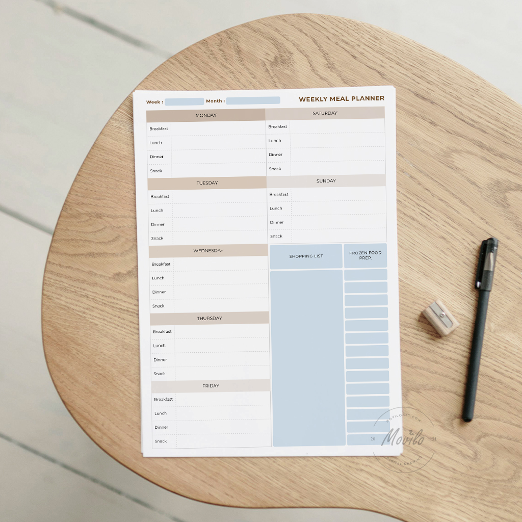 Minimal Meal Planner