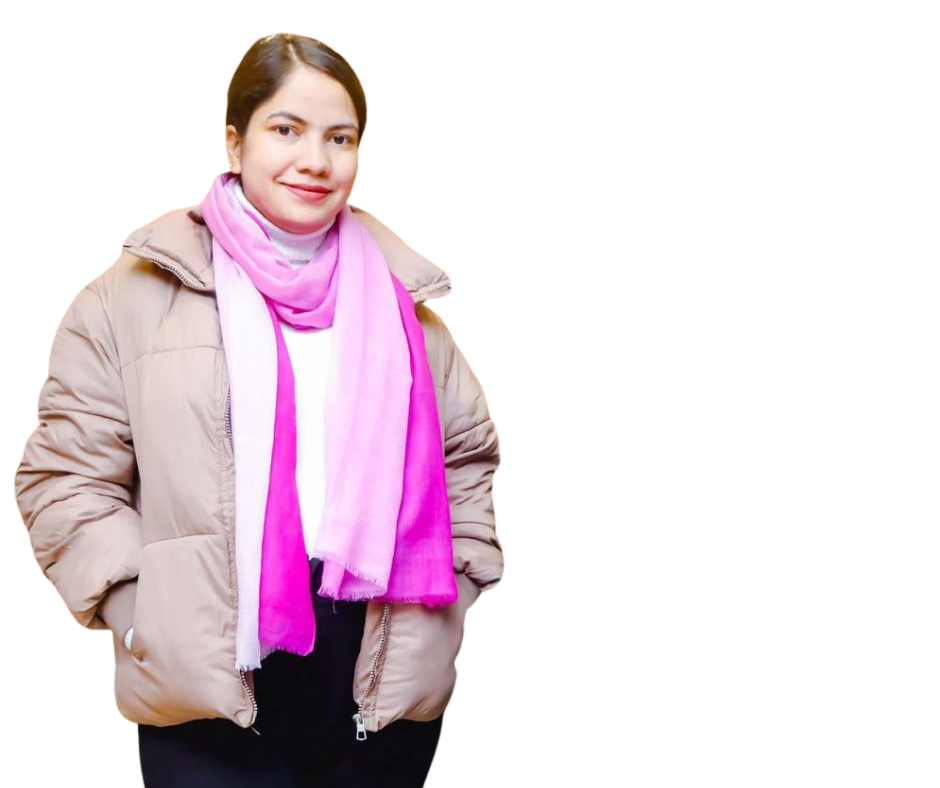 Pink Ombre Winter Scarf