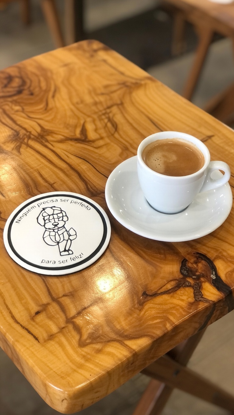 Porta-copo Cupcake - o cãozinho de 2 patas