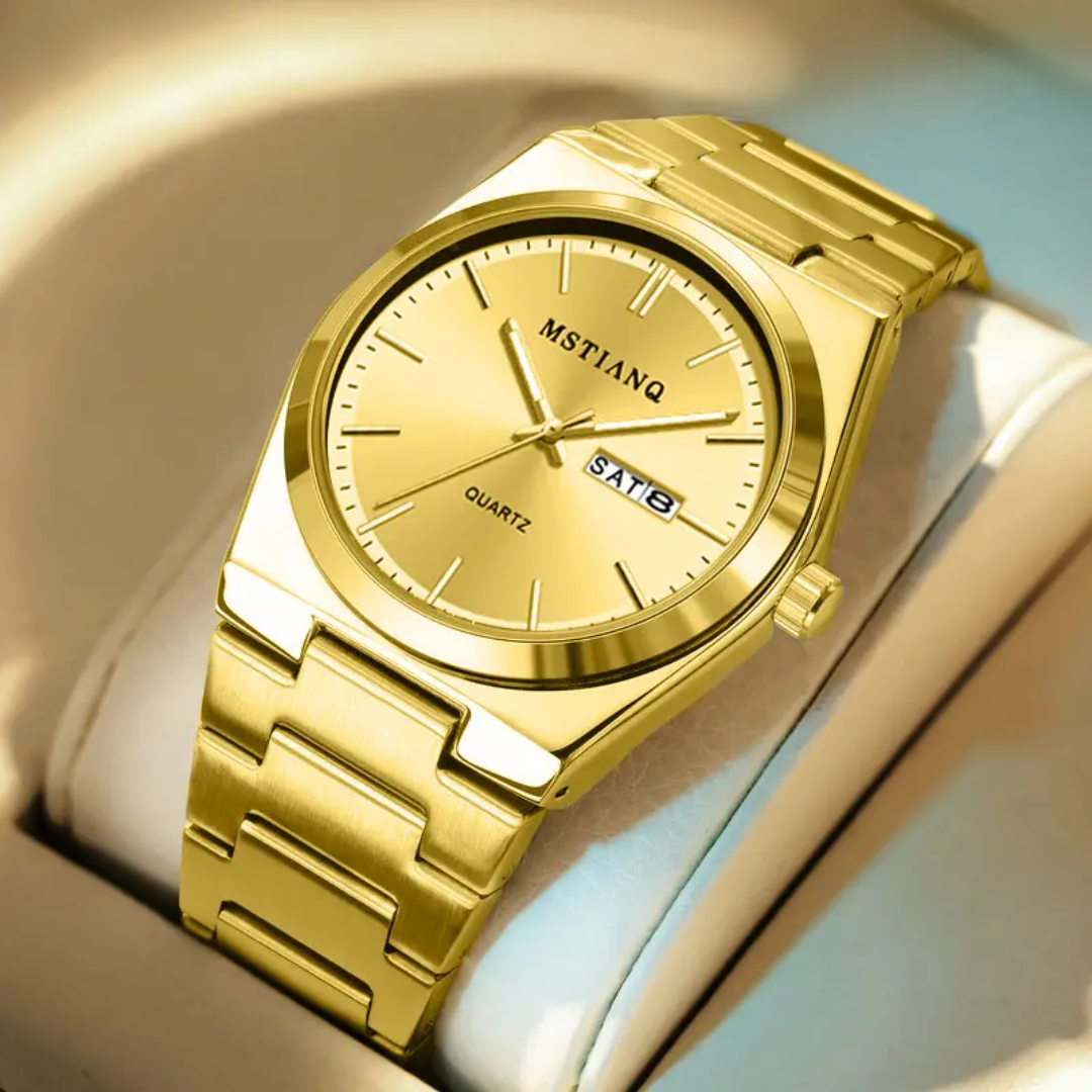 Gold-Tone Quartz Watch