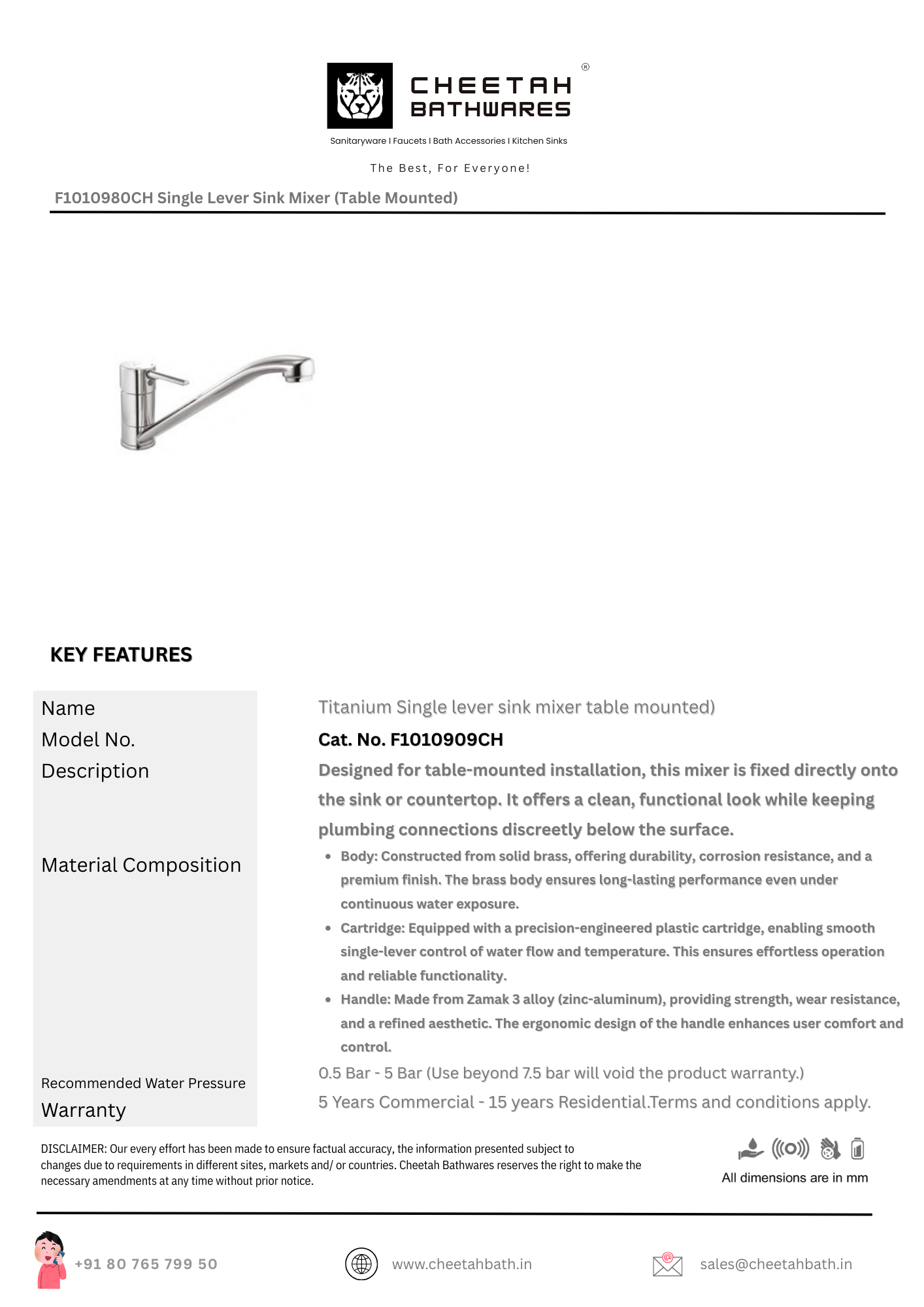 Stainless Steel Kitchen Faucet