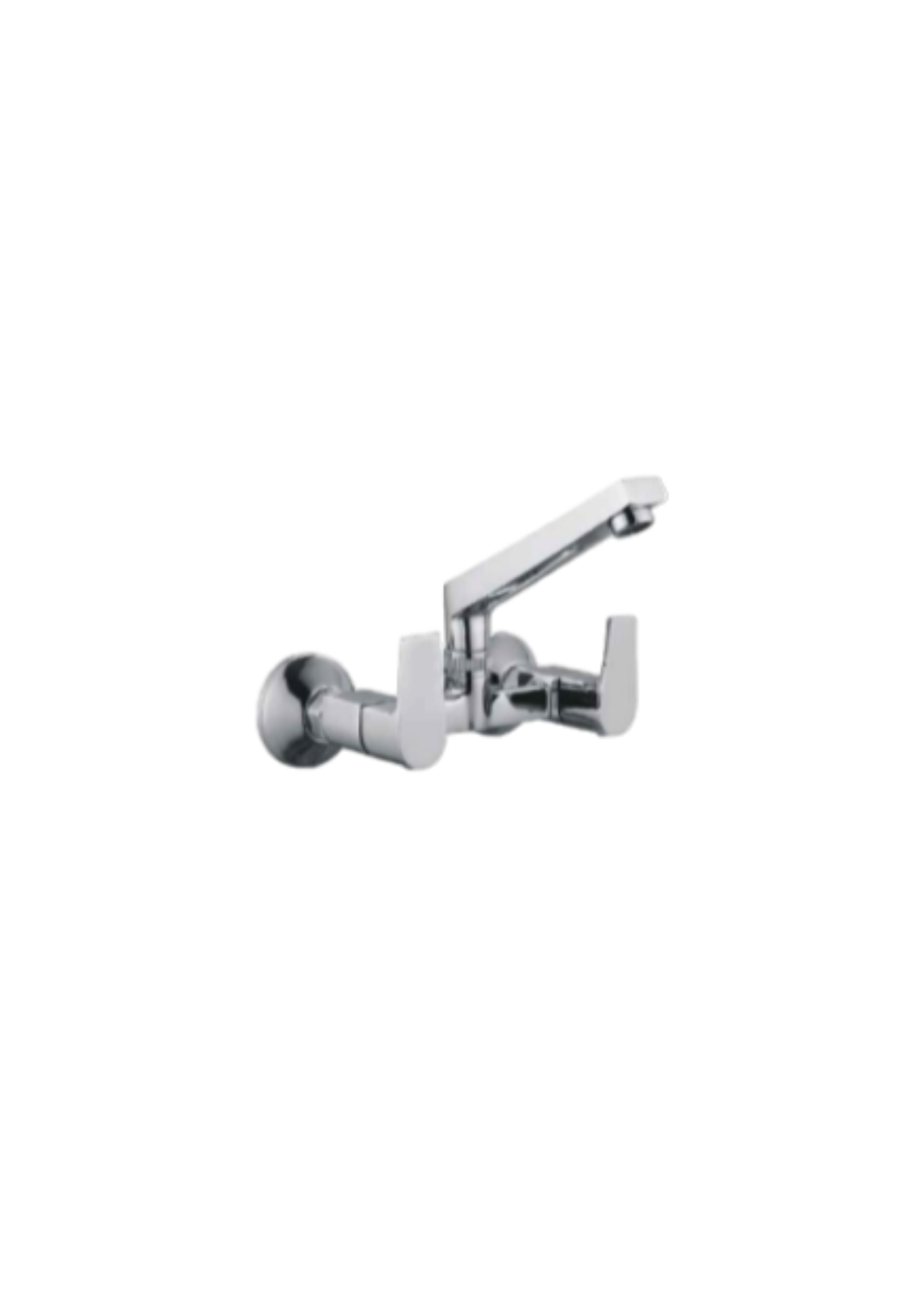 Claw Sink Mixer with Wall Flange