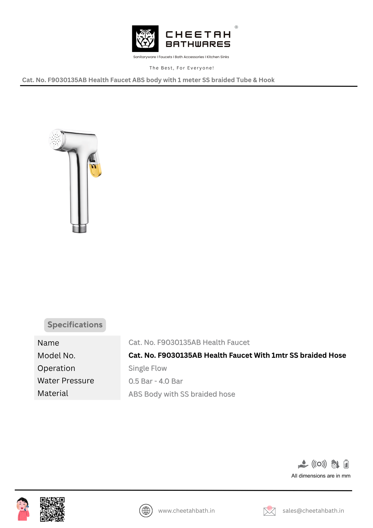 Health Faucet F9030135AB