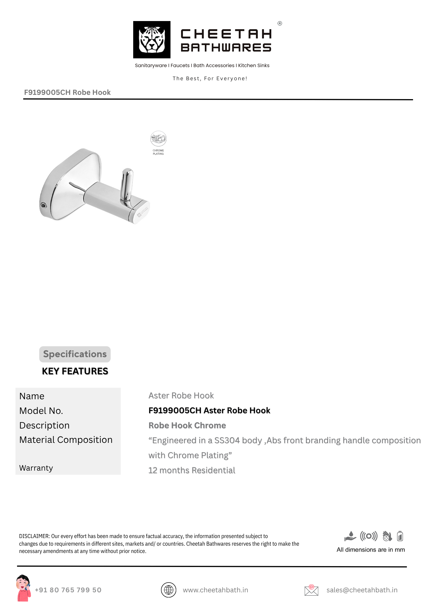 Aster Robe Hook