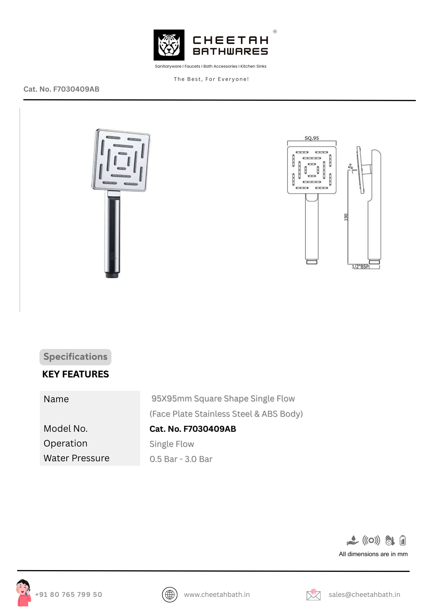 Hand Shower F7030409