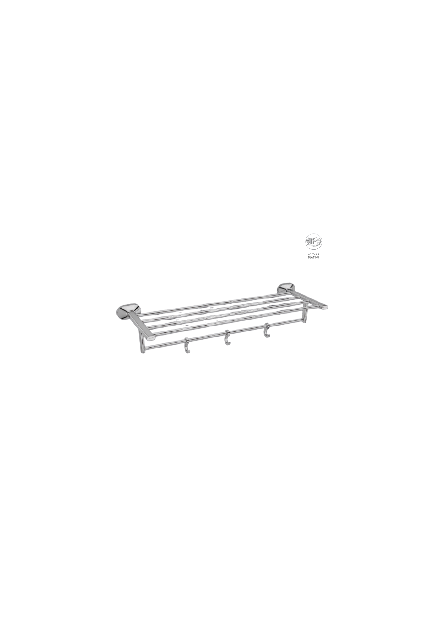 Aster Towel Rack 600 mm (24") With Hook
