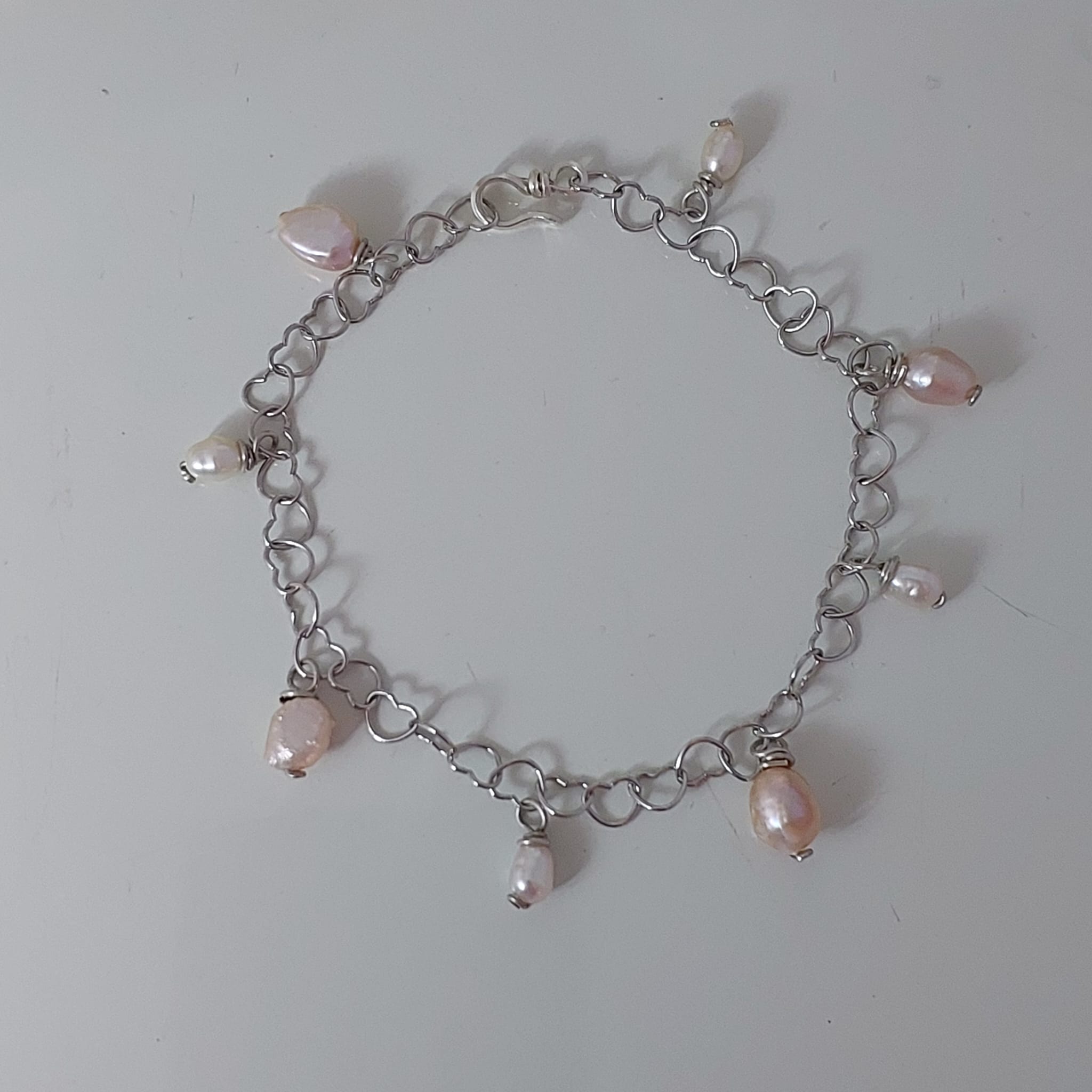 Pearl Charm Bracelet