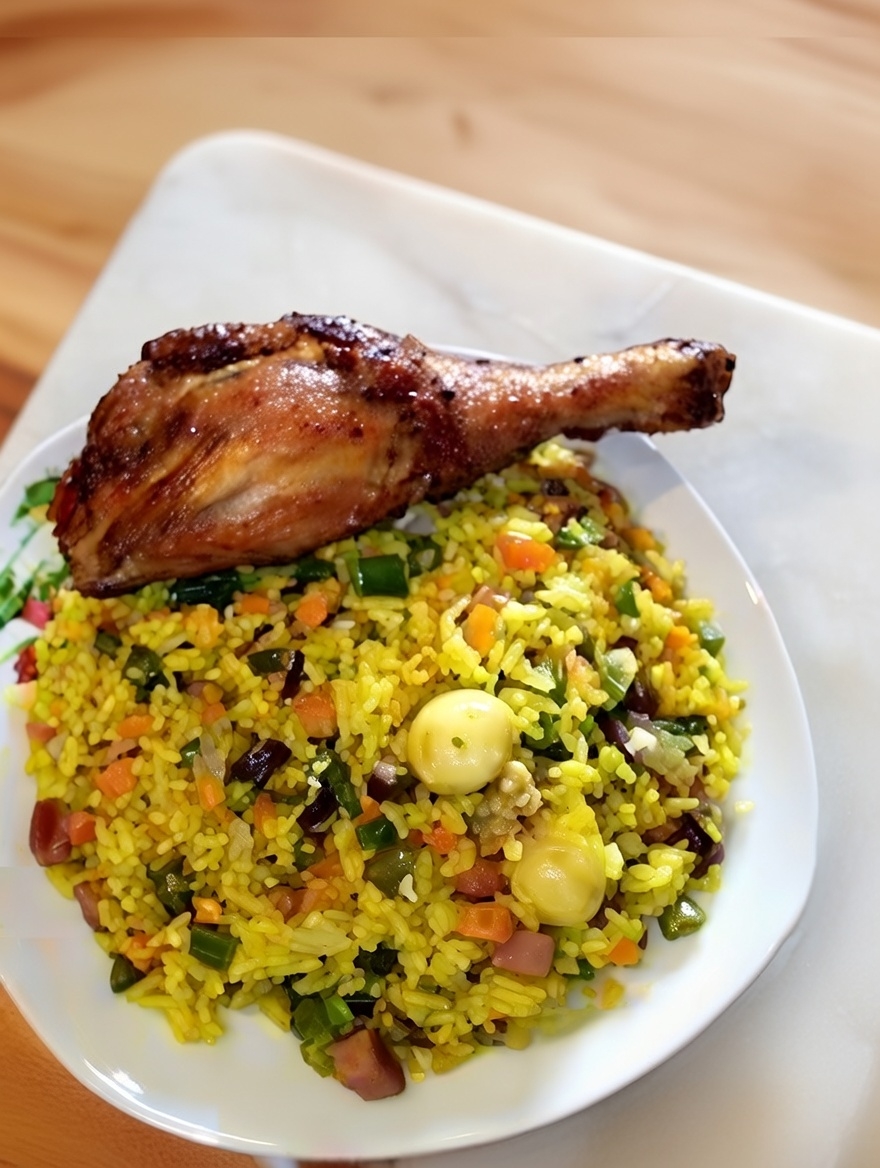 Fried Rice with Chicken