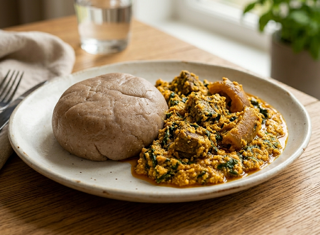 Egusi with Swallow