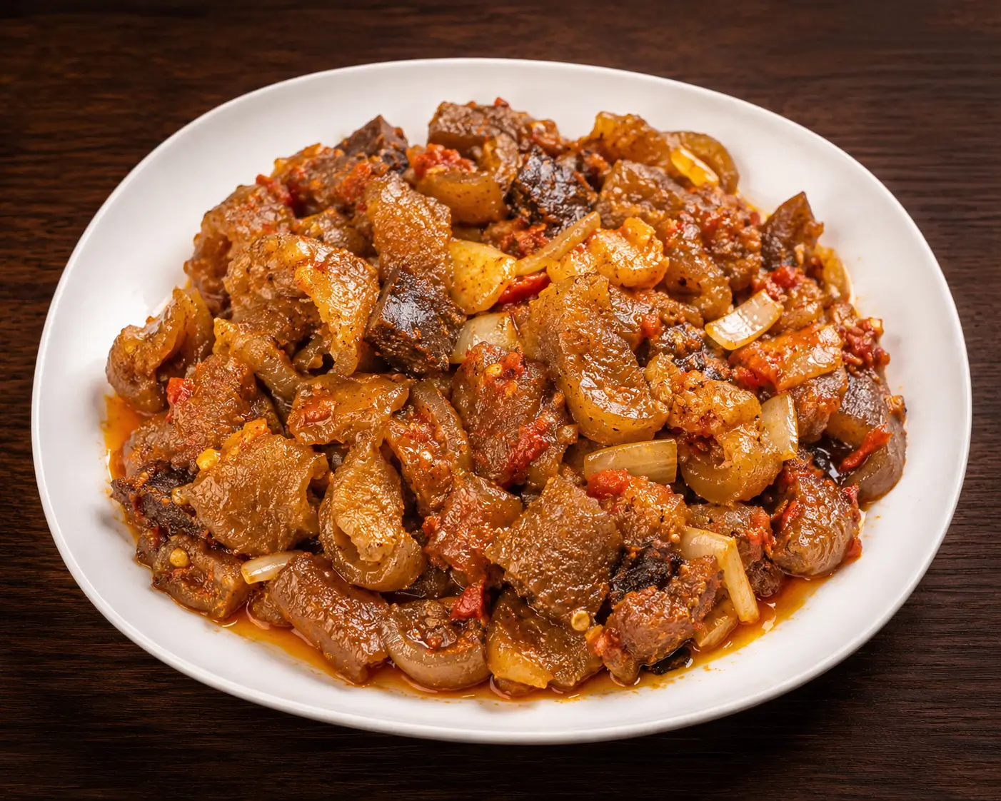 Peppered Ponmo Sauce