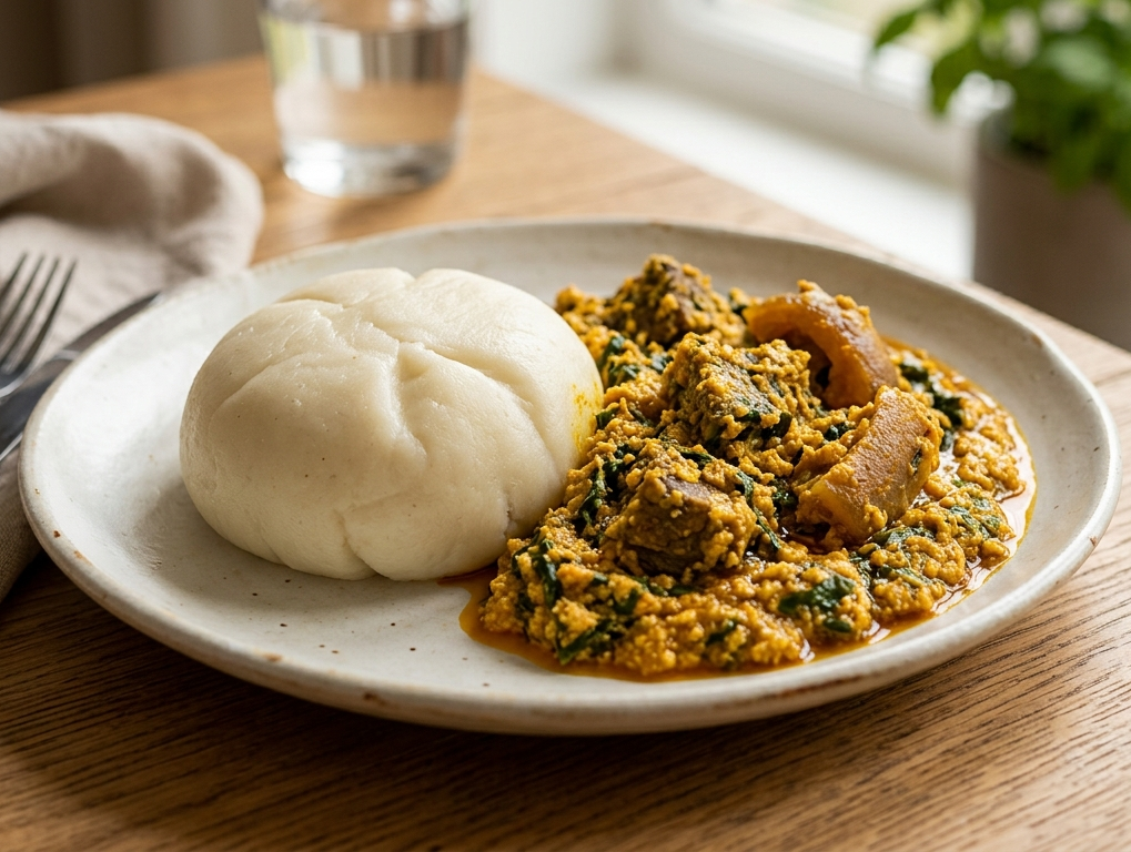Egusi with Swallow