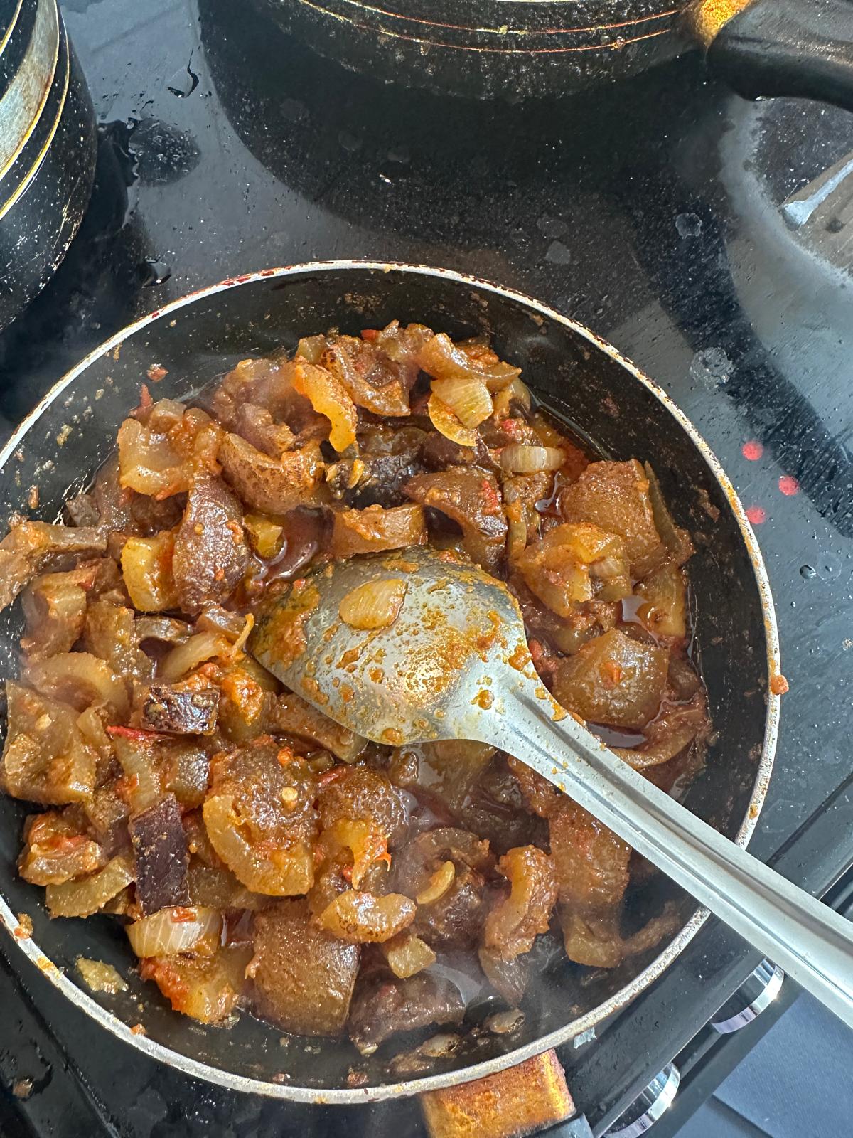 Peppered Ponmo Sauce