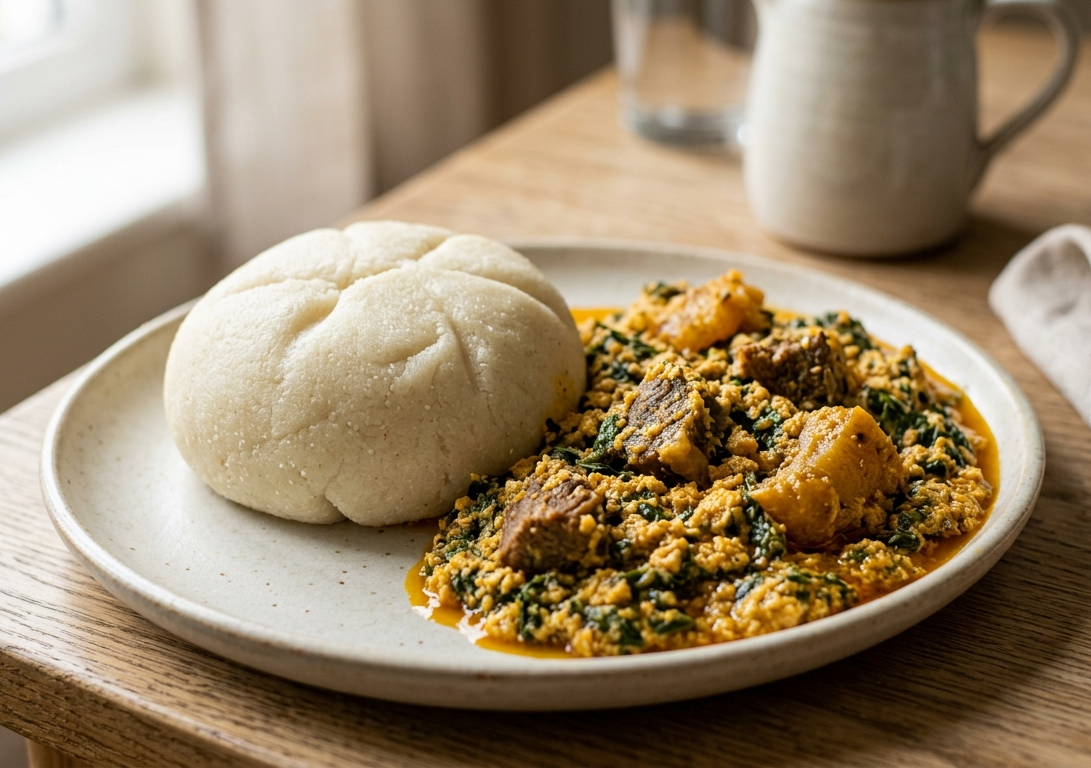 Egusi with Swallow