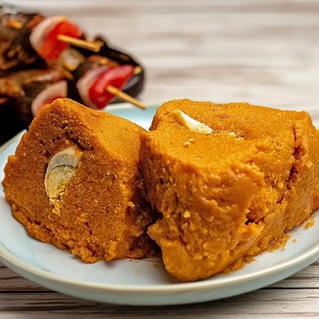 Moi-Moi (Steamed Bean Pudding) 