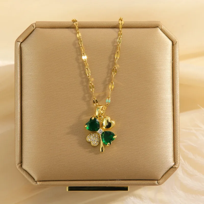 Collier Trèfle Doré