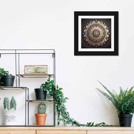Mandala Wall Art Frame