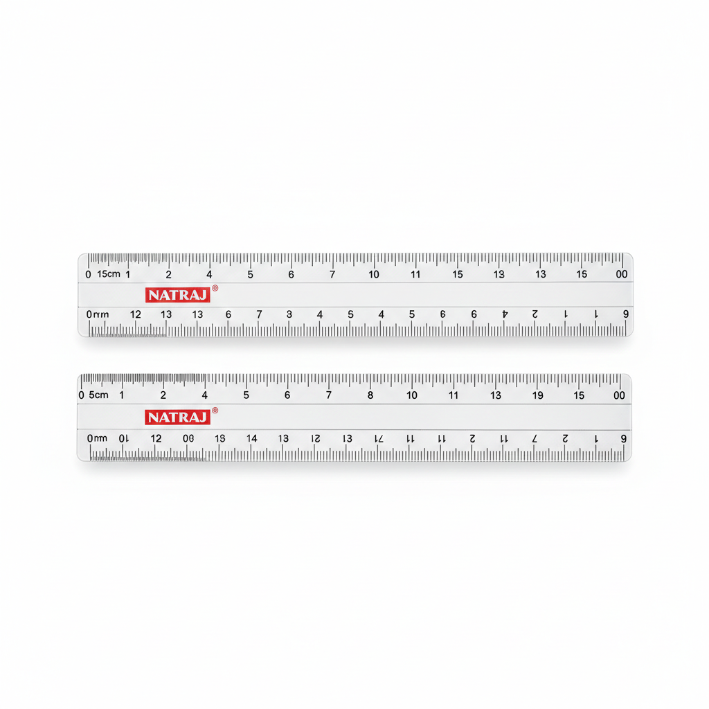 Natraj 15cm Transparent Ruler