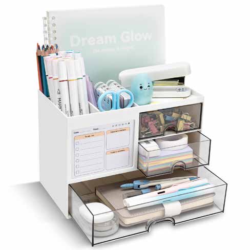 Multi-Compartment Desk Organizer