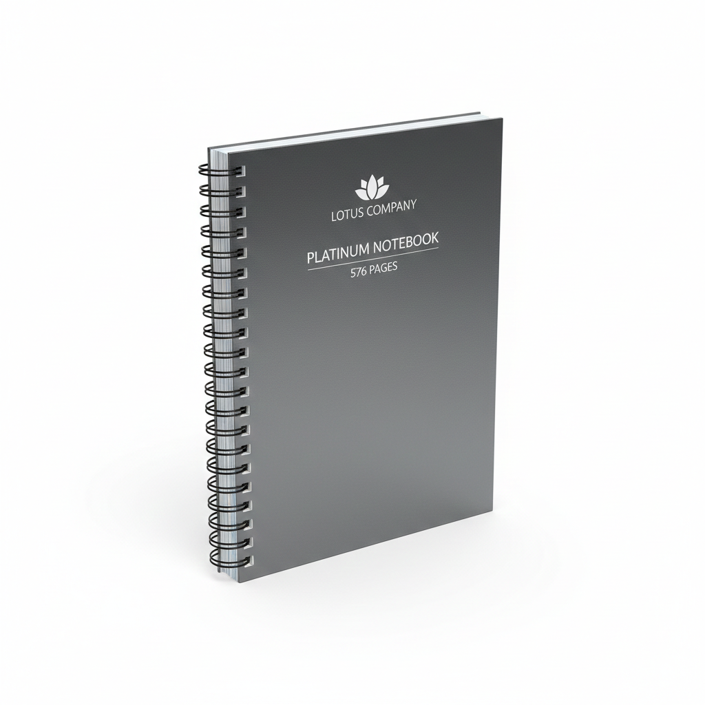 Platinum Spiral Notebook