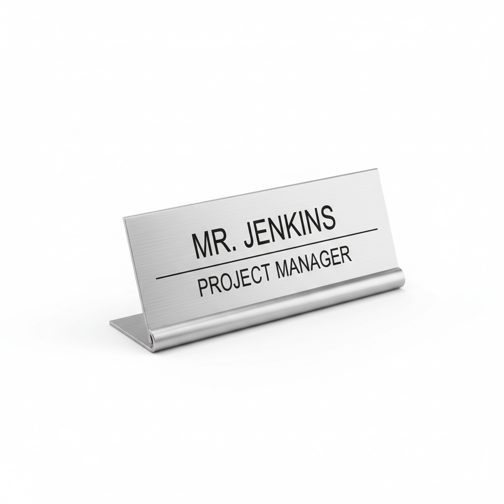 Desk Name Plate