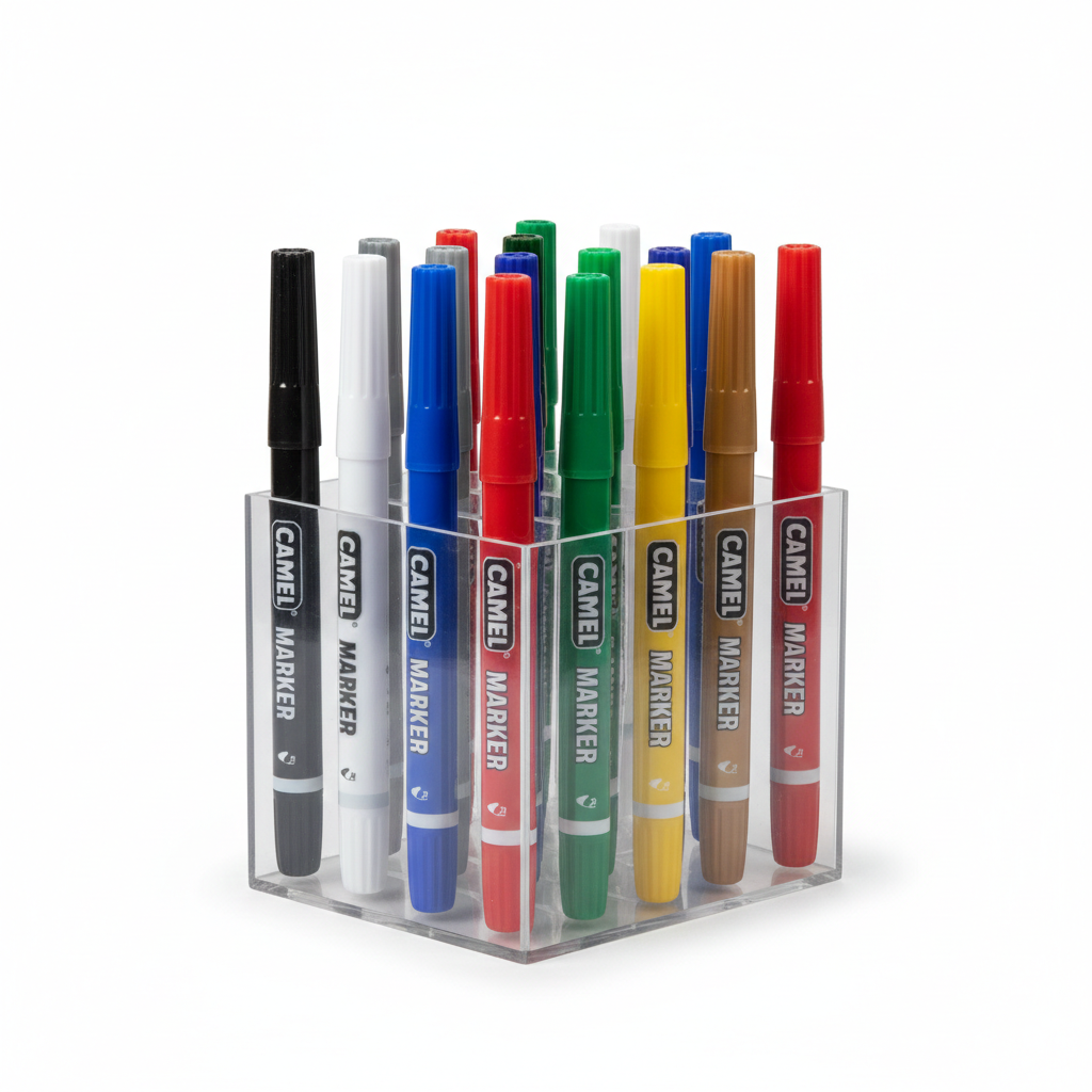 Camel Marker Pen Set - 12 Colors