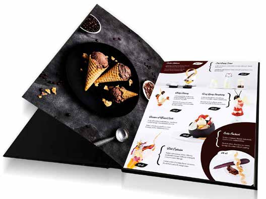 Premium Restaurant Menu Book