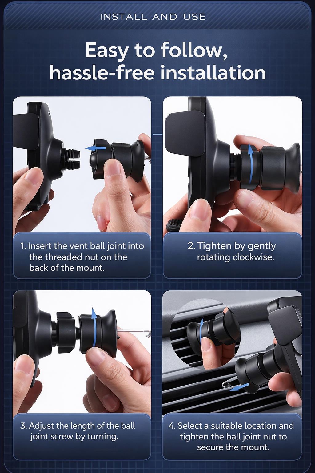 Baseus Smart Auto-Align Car Wireless Charger