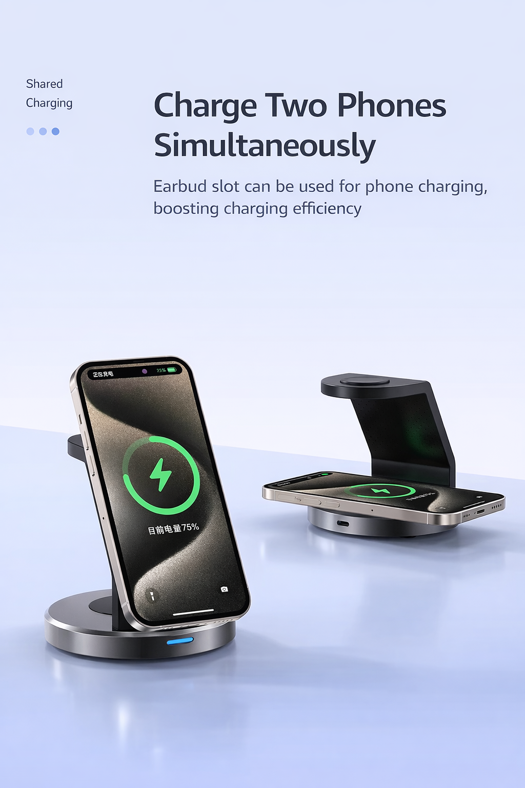 Magnetic 3-in-1 Wireless Charging Stand