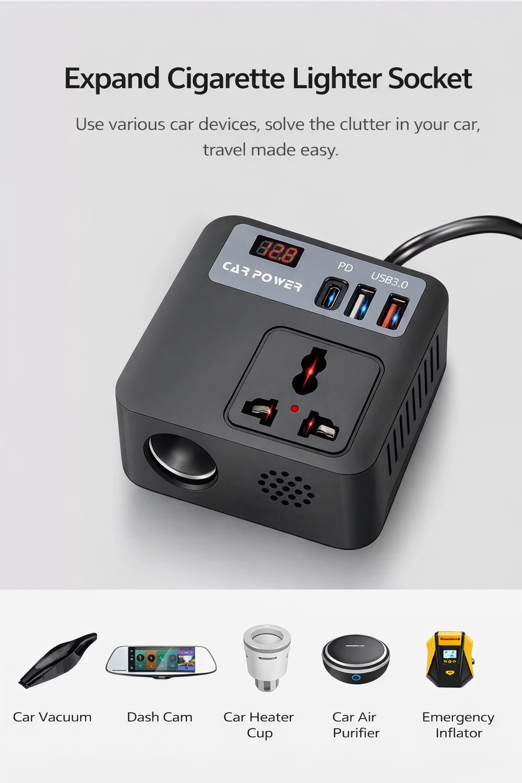 Car Power Inverter 100W