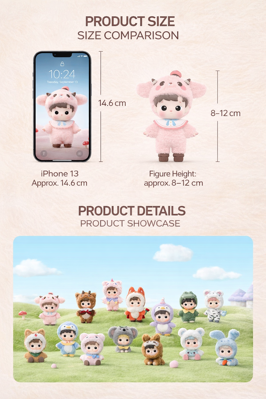 HACIPUPU Animal Sticker Series Figure Blind Box