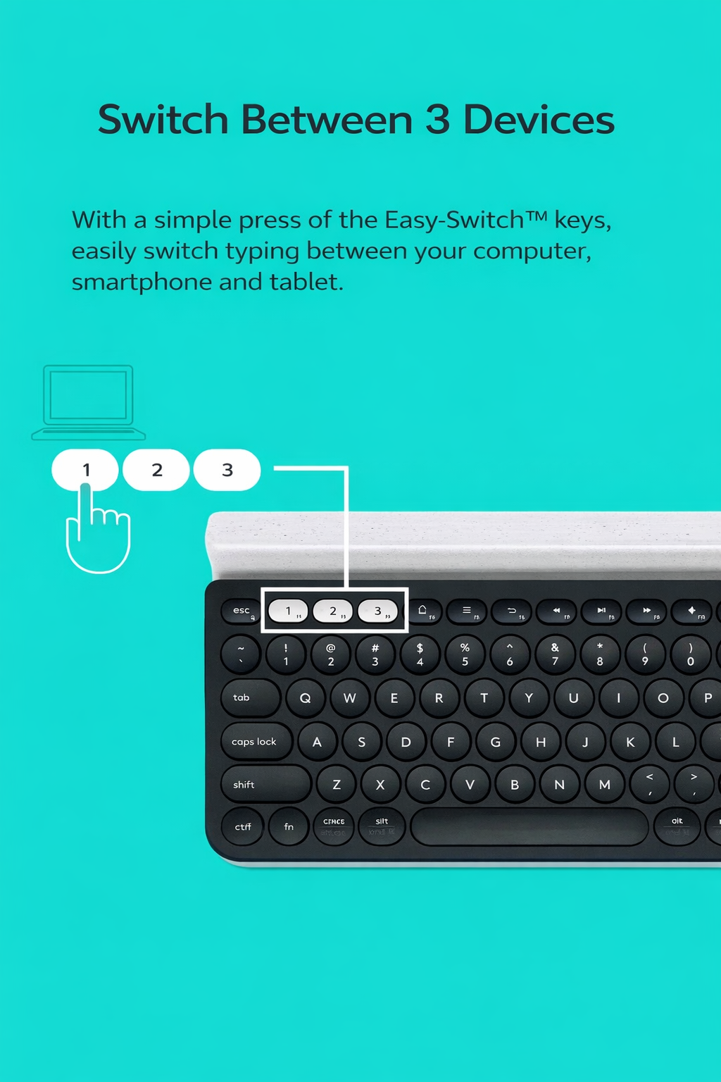 Logitech K780 Multi-Device Bluetooth Keyboard