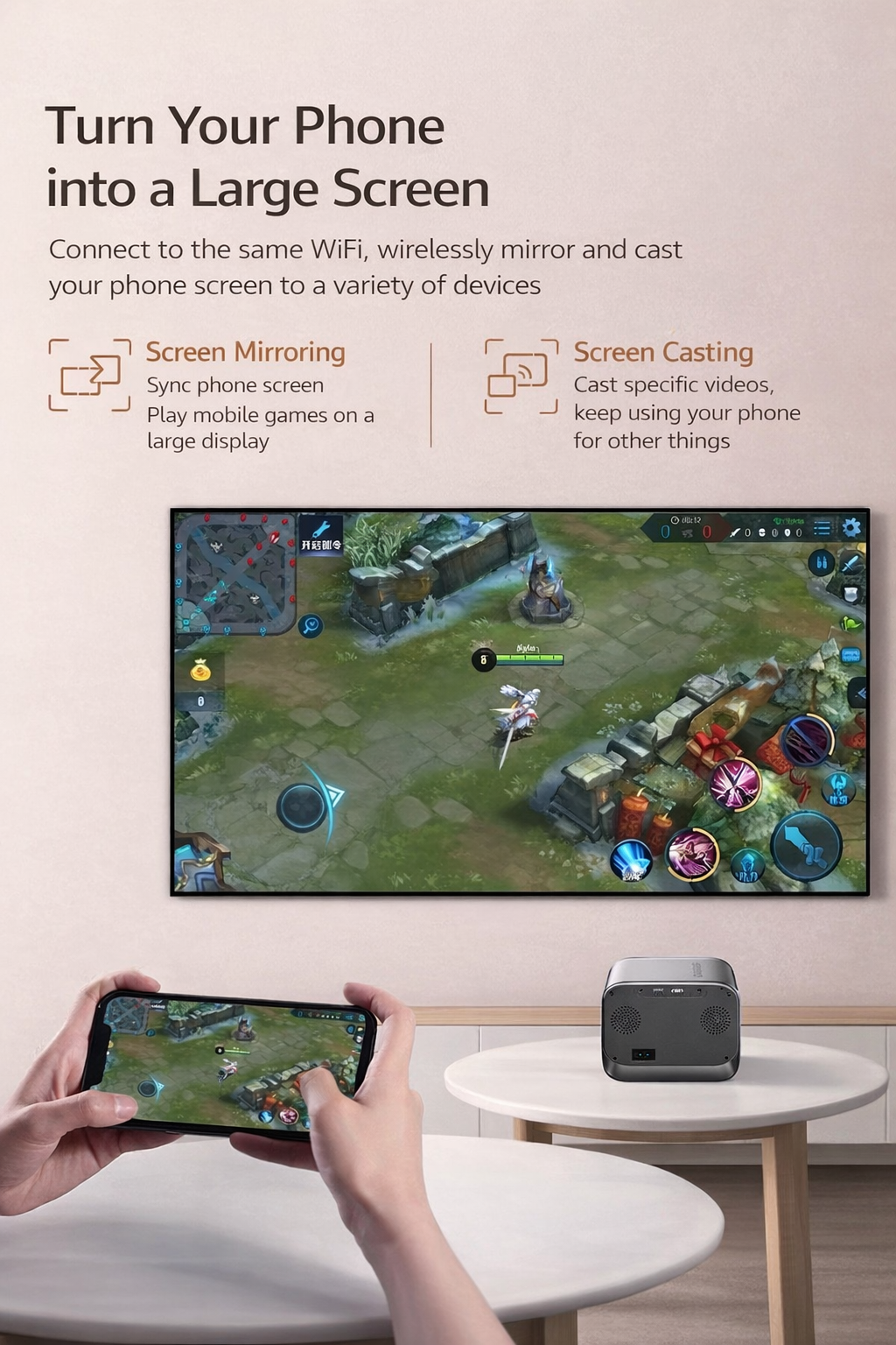 Compact Smart Projector