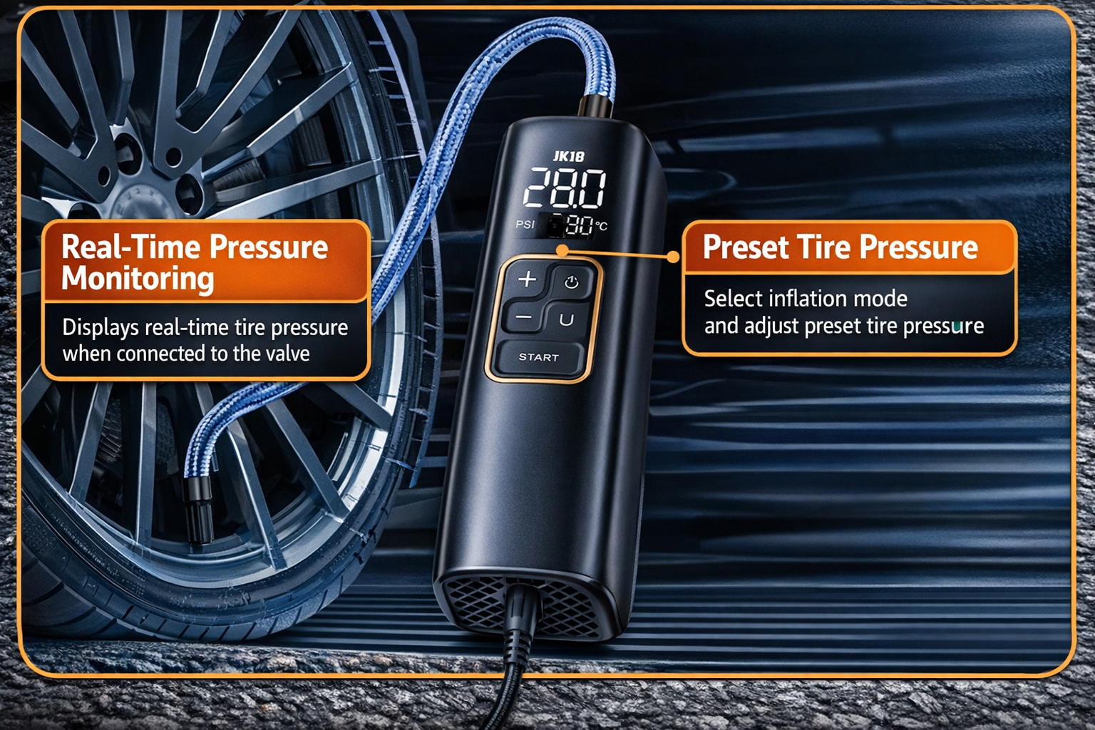 YC01 Portable Car Air Compressor