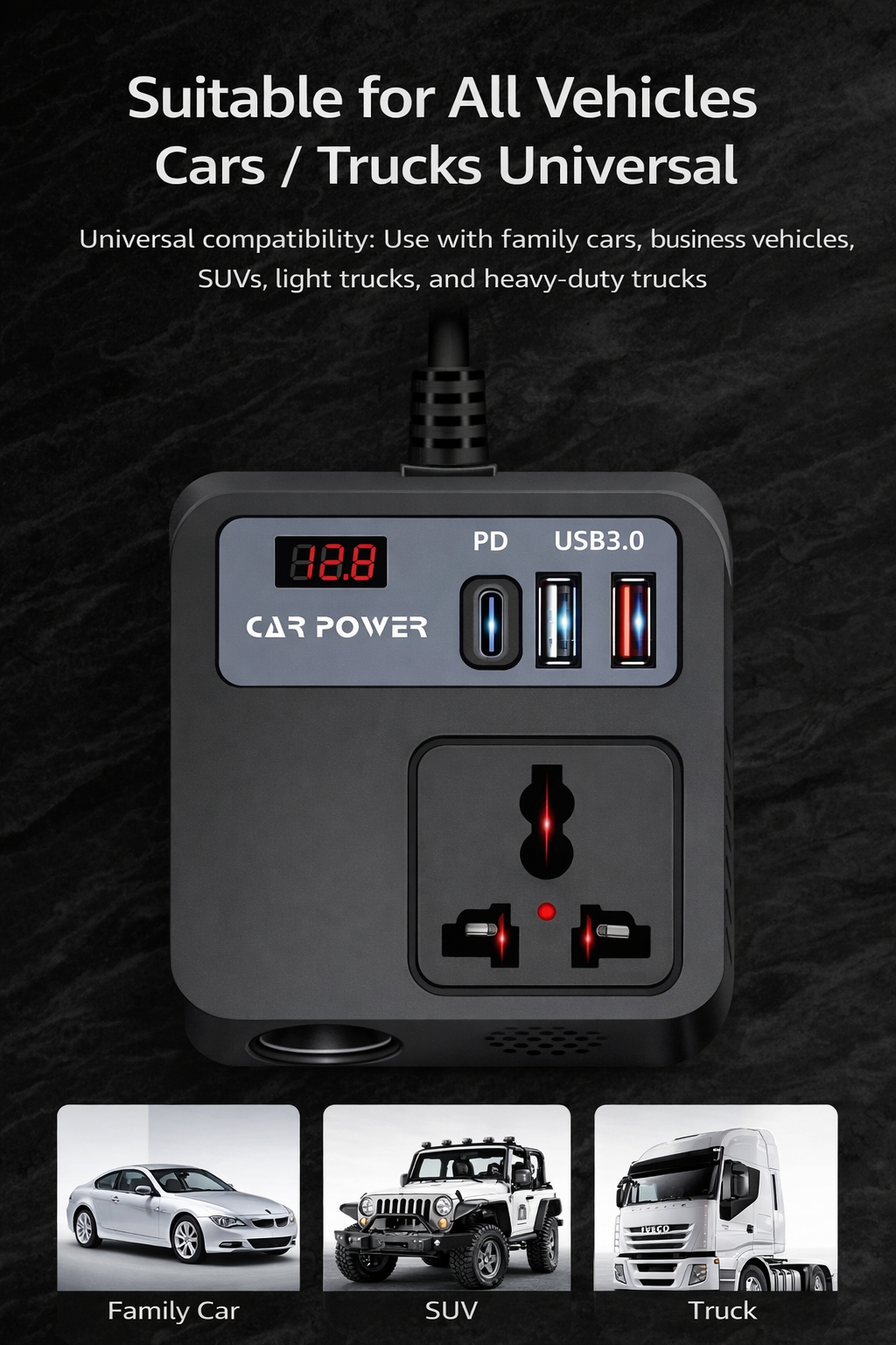 Car Power Inverter 100W