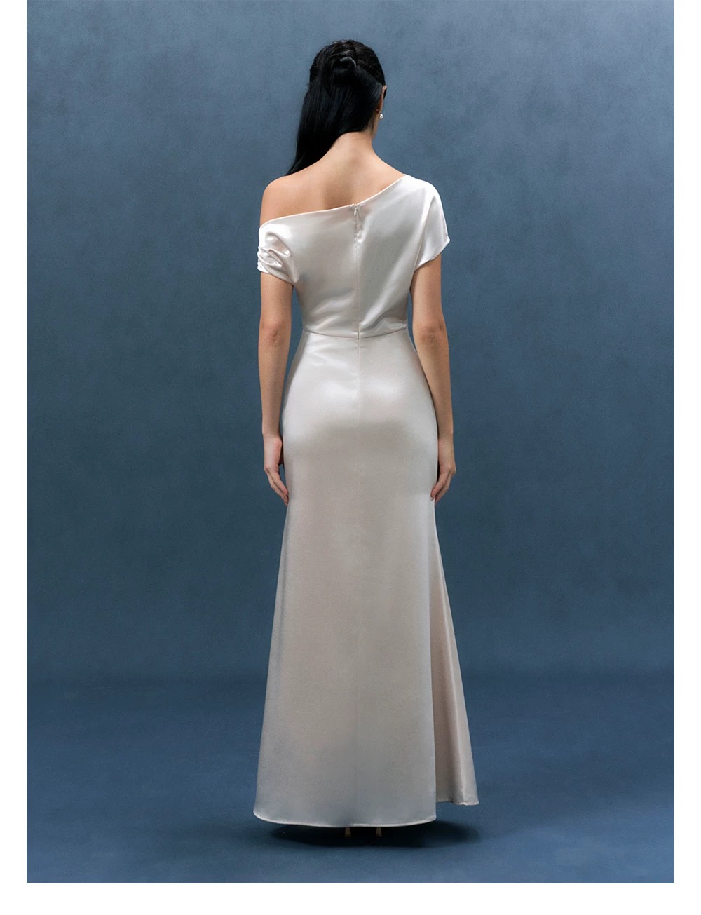 TANSSHOP Elegant Satin Evening Dress