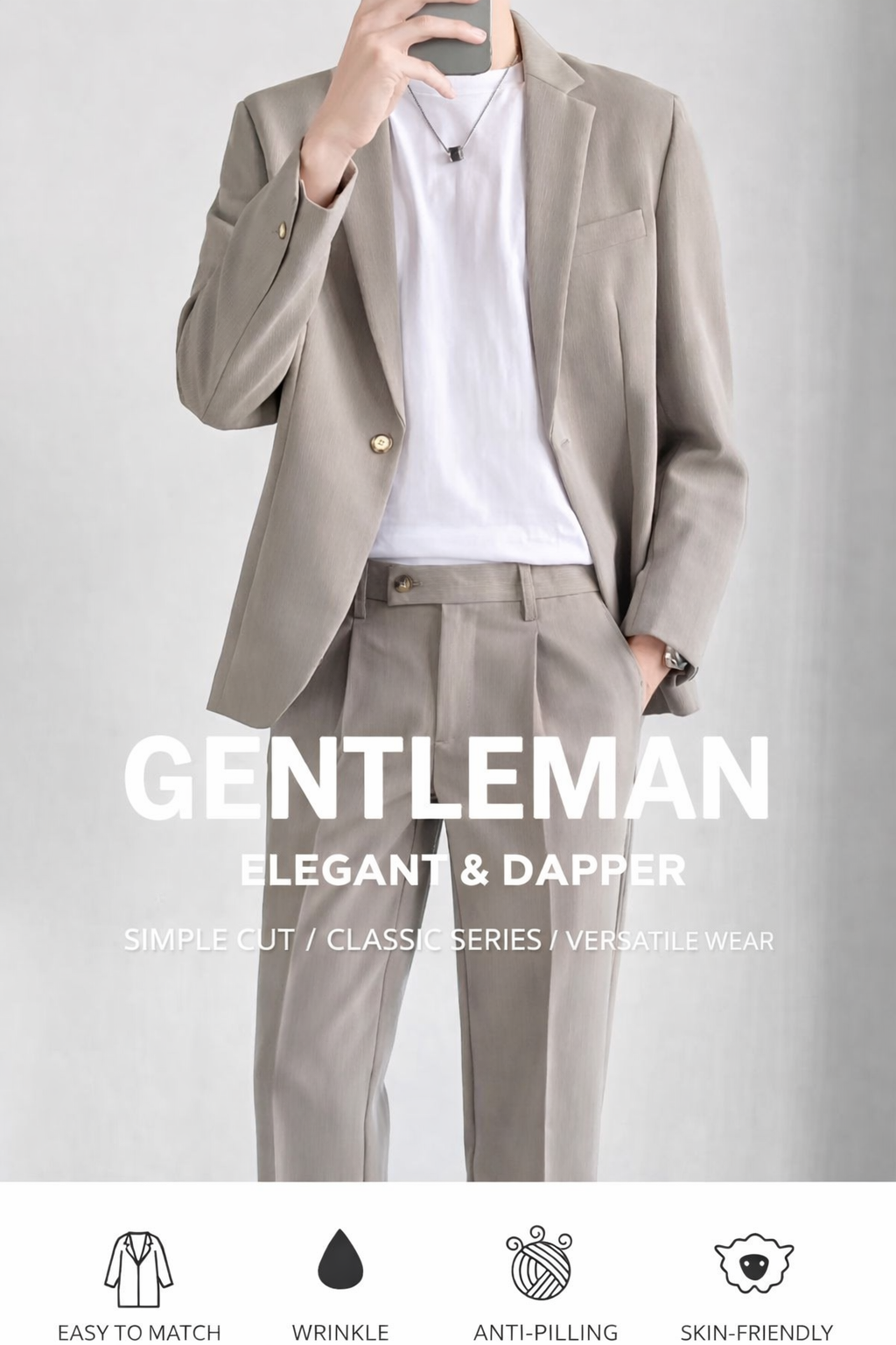 Tucano Modern Fit Suit (3-Piece Set)