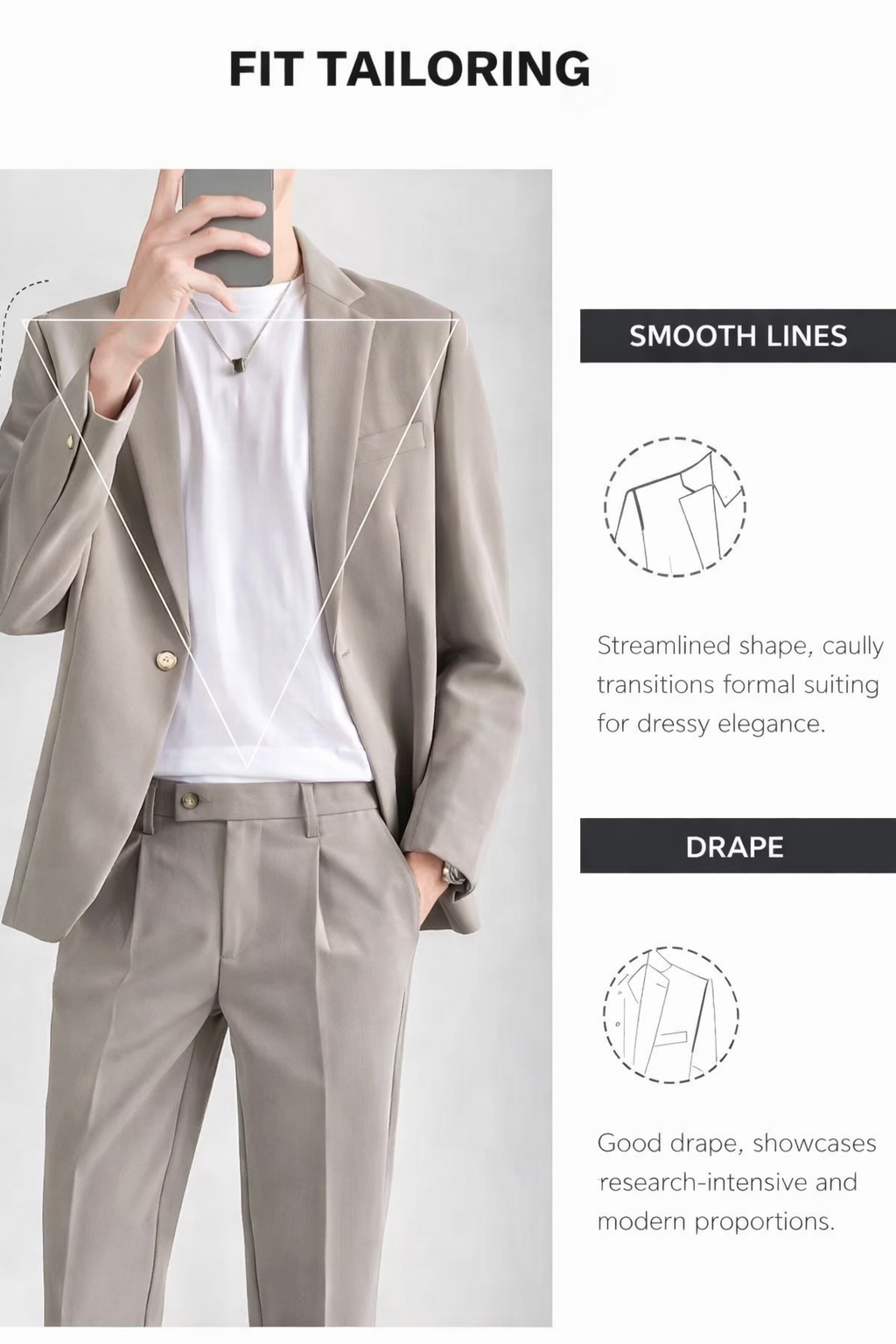 Tucano Modern Fit Suit (3-Piece Set)