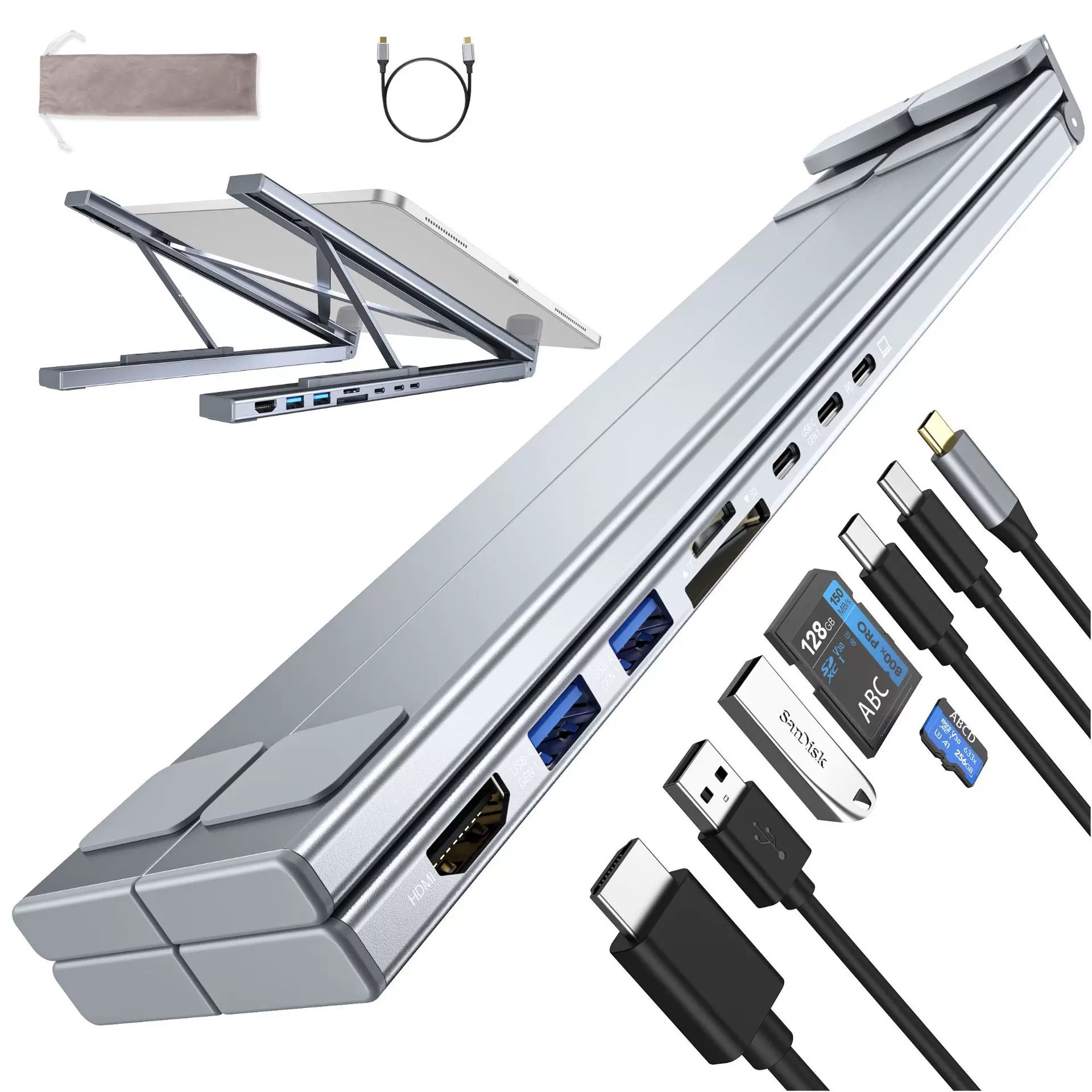 Aluminum Laptop Docking Station
