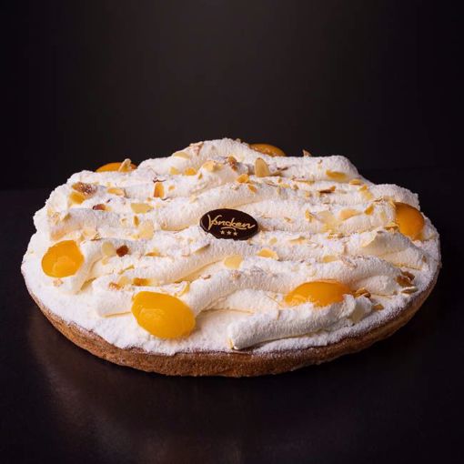 1/2 abrikozen rijste bavarois vlaai